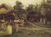 Levitan, Isaak Bees state Sweden oil painting artist